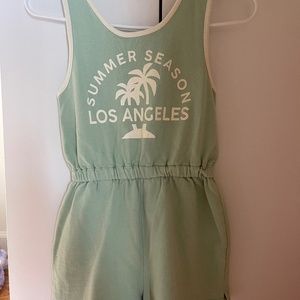 Zara girls romper shorts jumpsuit